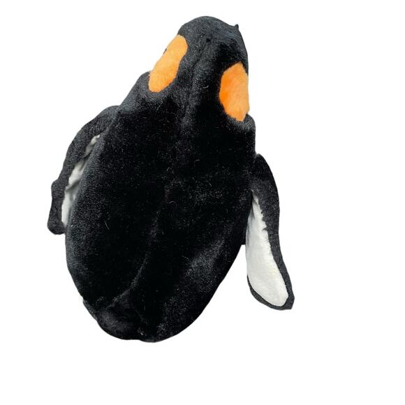 SeaWorld Plush Emperor Penguin Stuffed Animal Faux Leather Feet Realistic 11” - Picture 6 of 12